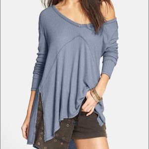 Free People "Sunset Park" Thermal Top / Sweater
